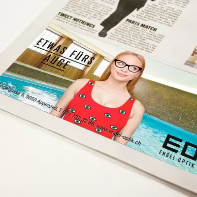 rondom Engel Optik Werbekampagne