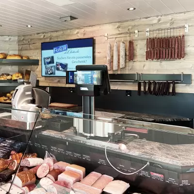 rondom Metzgerei Fässler Ladenbau Re-Design